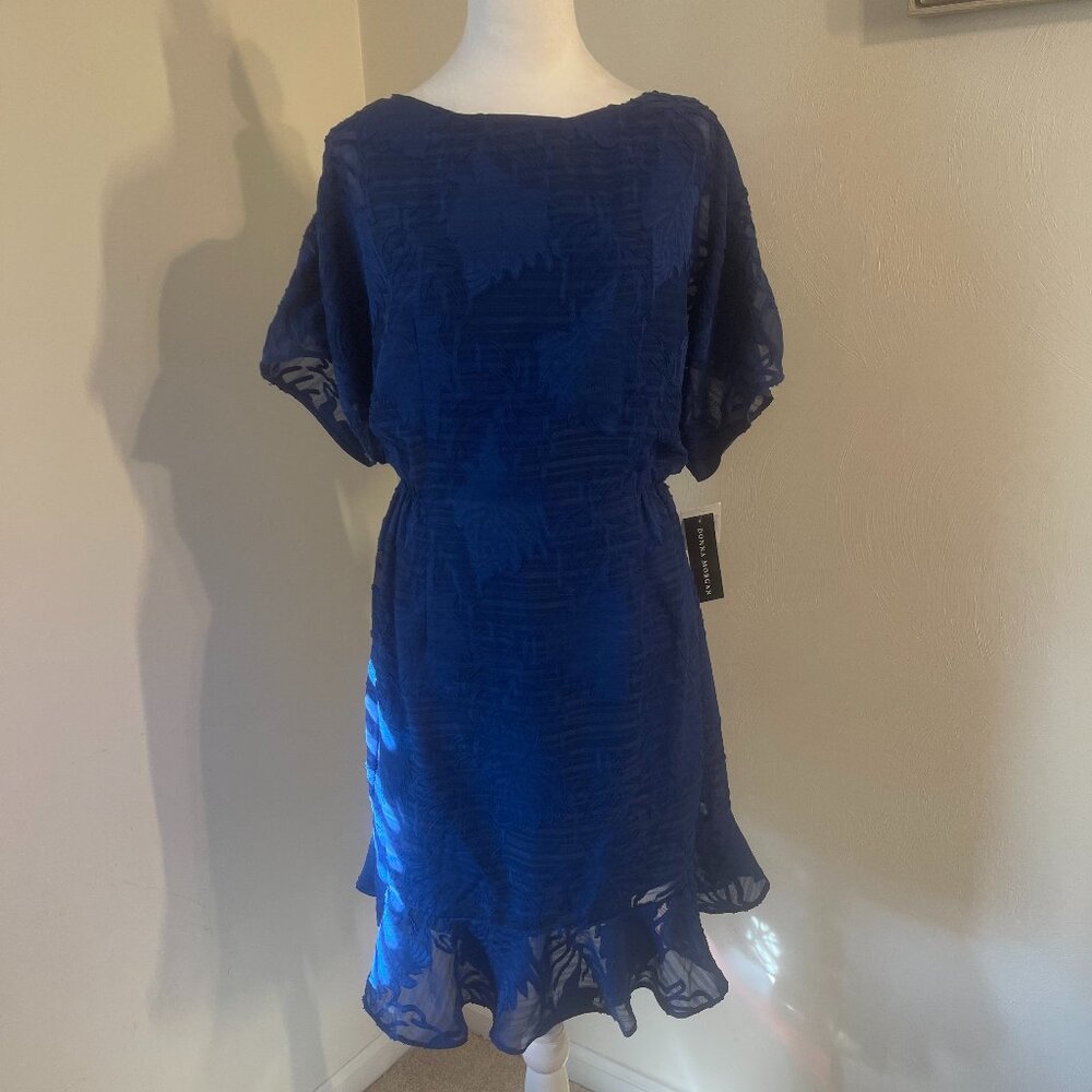 Donna Morgan Blue Dress Size 14